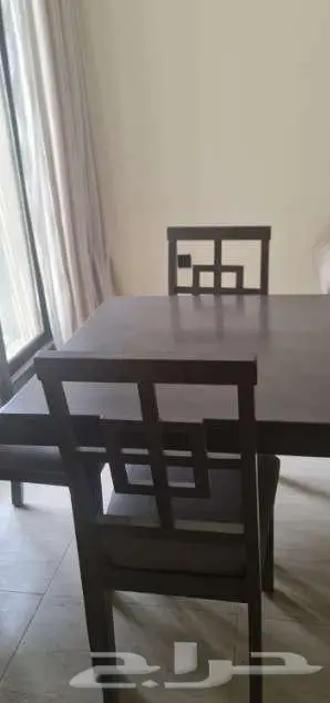 طاولة وكراسي من ساكو جديده 1