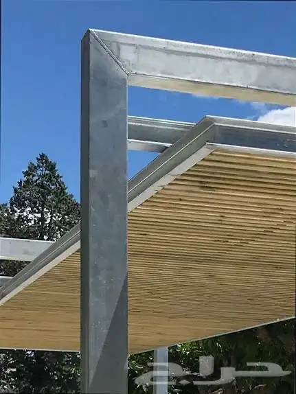 مظلات خشبيه وسواتر 5