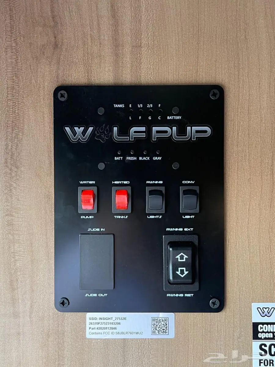 كرفان امريكي سحب جديد نوع Wolf Pup 16BHS موديل 2024 23