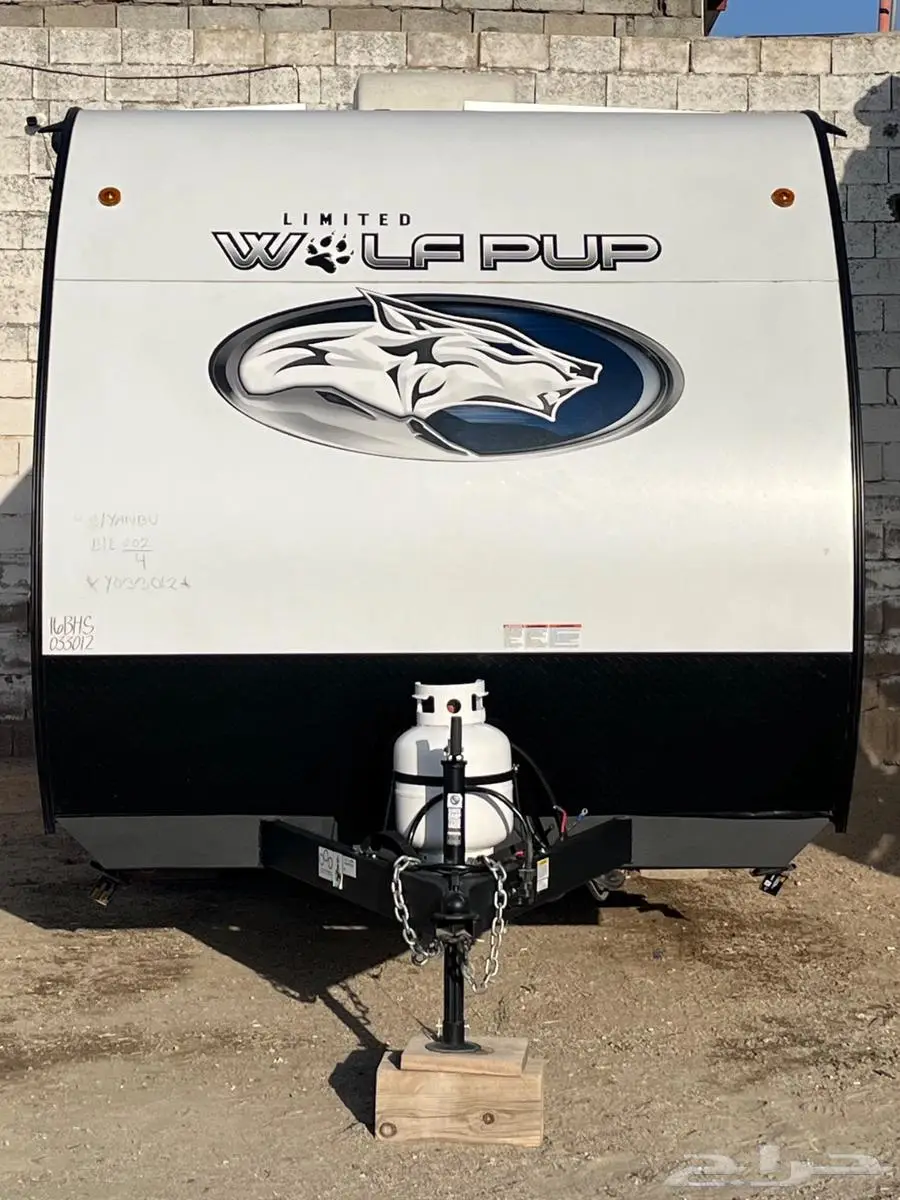 كرفان امريكي سحب جديد نوع Wolf Pup 16BHS موديل 2024 2