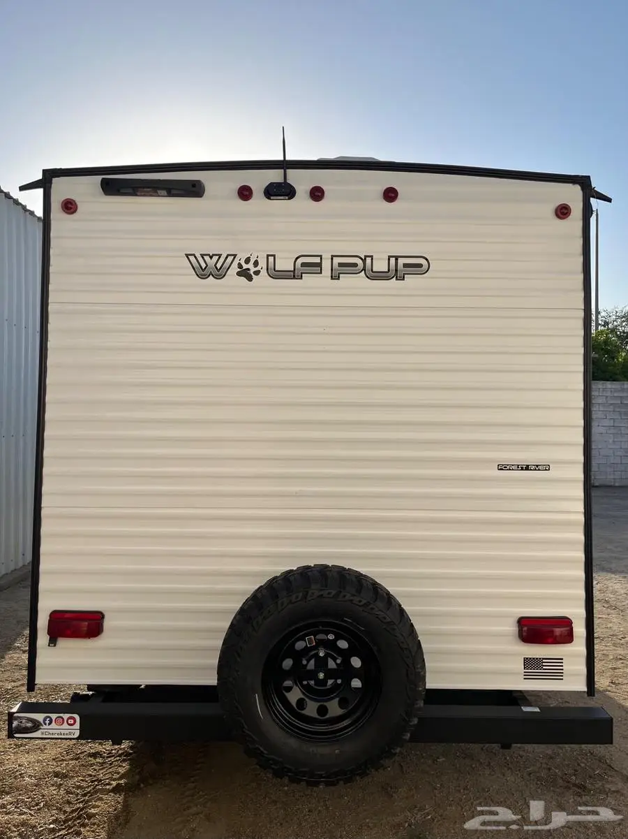 كرفان امريكي سحب جديد نوع Wolf Pup 16BHS موديل 2024 5