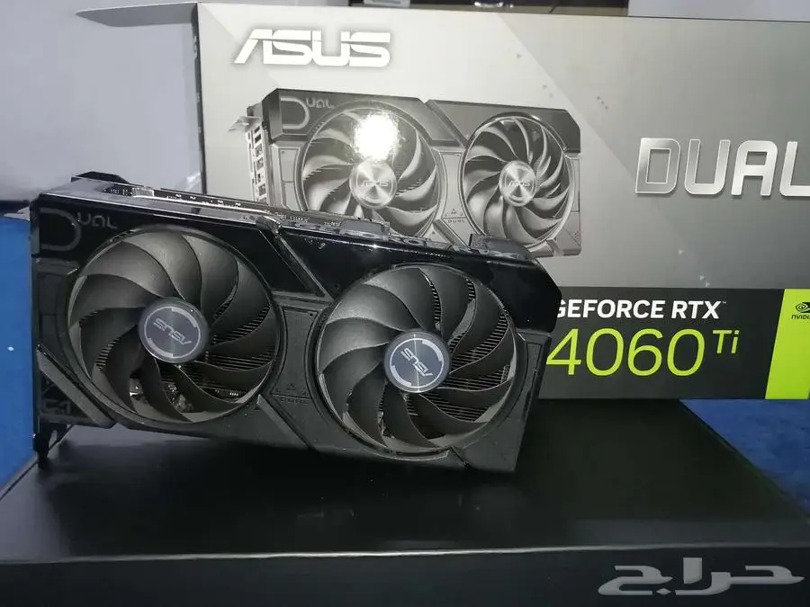 كرت شاشه asus rtx 4060 ti dual 8gb oc 1