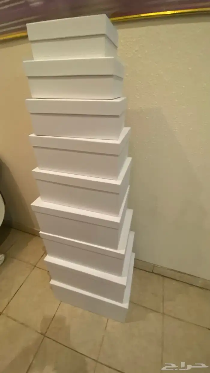 بوكسات دبش عرايس لون أبيض سادة وراقي 1