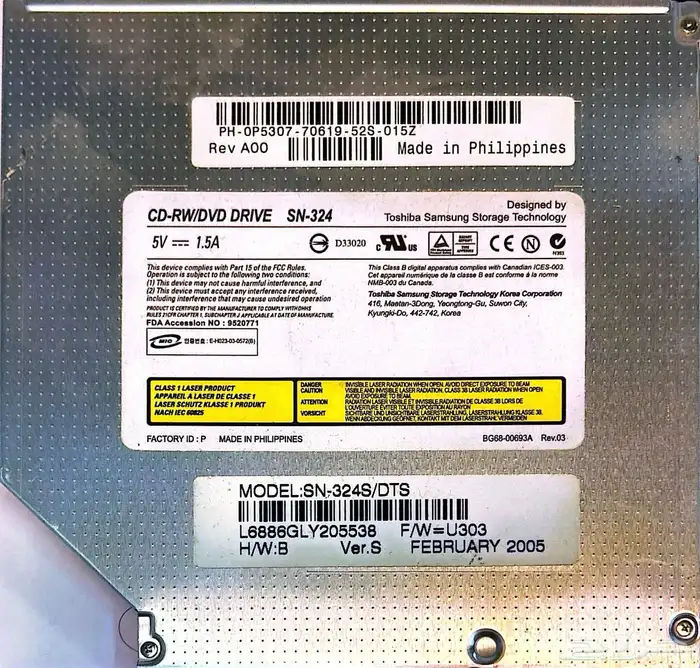 قارئ وكاتب dvd و cd لابتوب 3