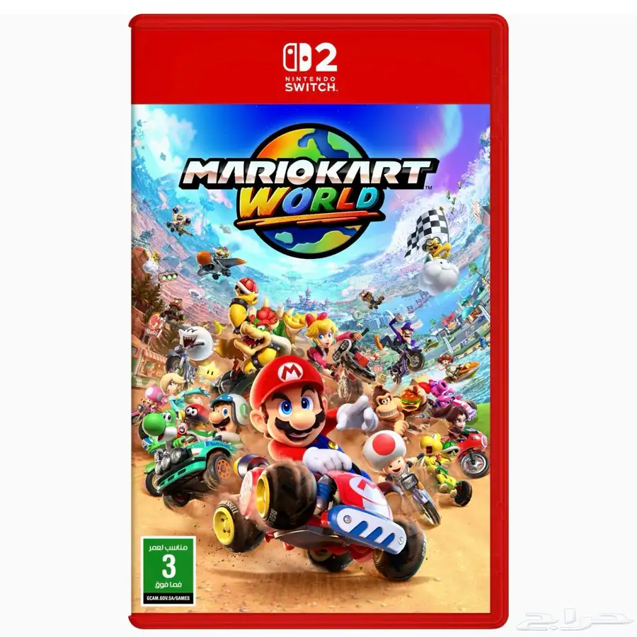 شريط لعبة ماريو كارت ورلد Game Card Mario Kart World 0