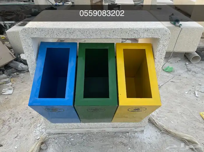 كراسى خرسانية جلسات حدائق مصدات تجميلية احواض زراعية 4