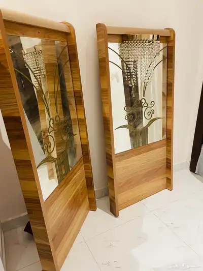 mirror with wooden board   light 1