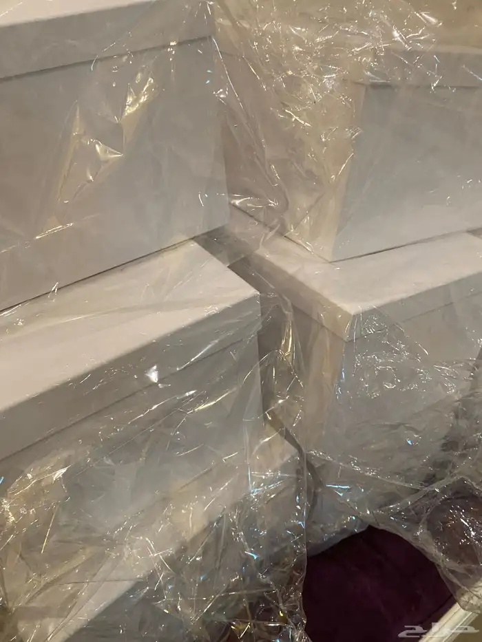 بوكسات دبش عرايس لون أبيض سادة وراقي 2