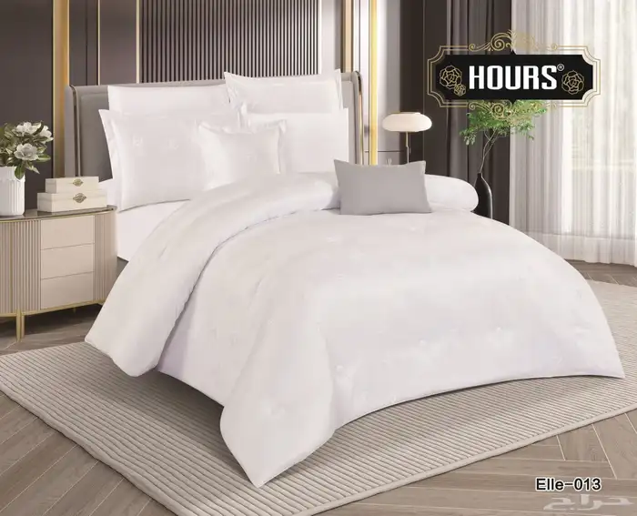 مفرش نفرين 8قطع صيفي فاخر حرير من أشهر الماركات العالميه 1