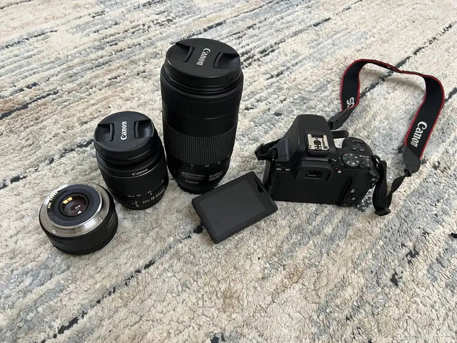 عدة تصوير  كاميرا كانون 250d 1