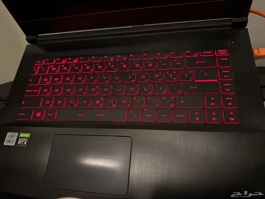 لابتوب msi gf63 معالج i7-10750H كرت RTX 3050 4GB 0
