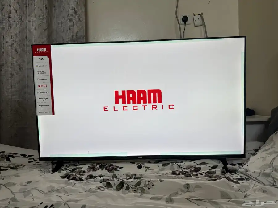 شاشة تلفزون 40 بوصه FHD نوع HAAM فيها يوتيوب وشاهد وقوقل 0