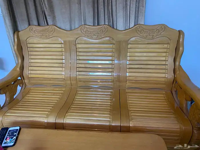 كنب خشبي ماليزي 6
