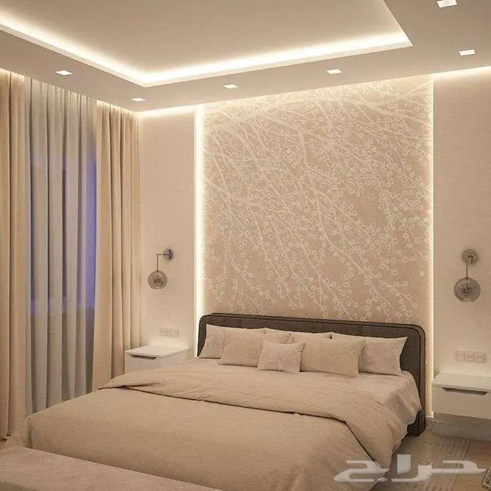 ديكور خلفية سرير مودرن تسريحه مودرن 4