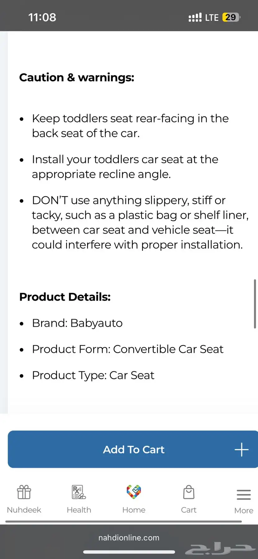 Baby Car Seat index
