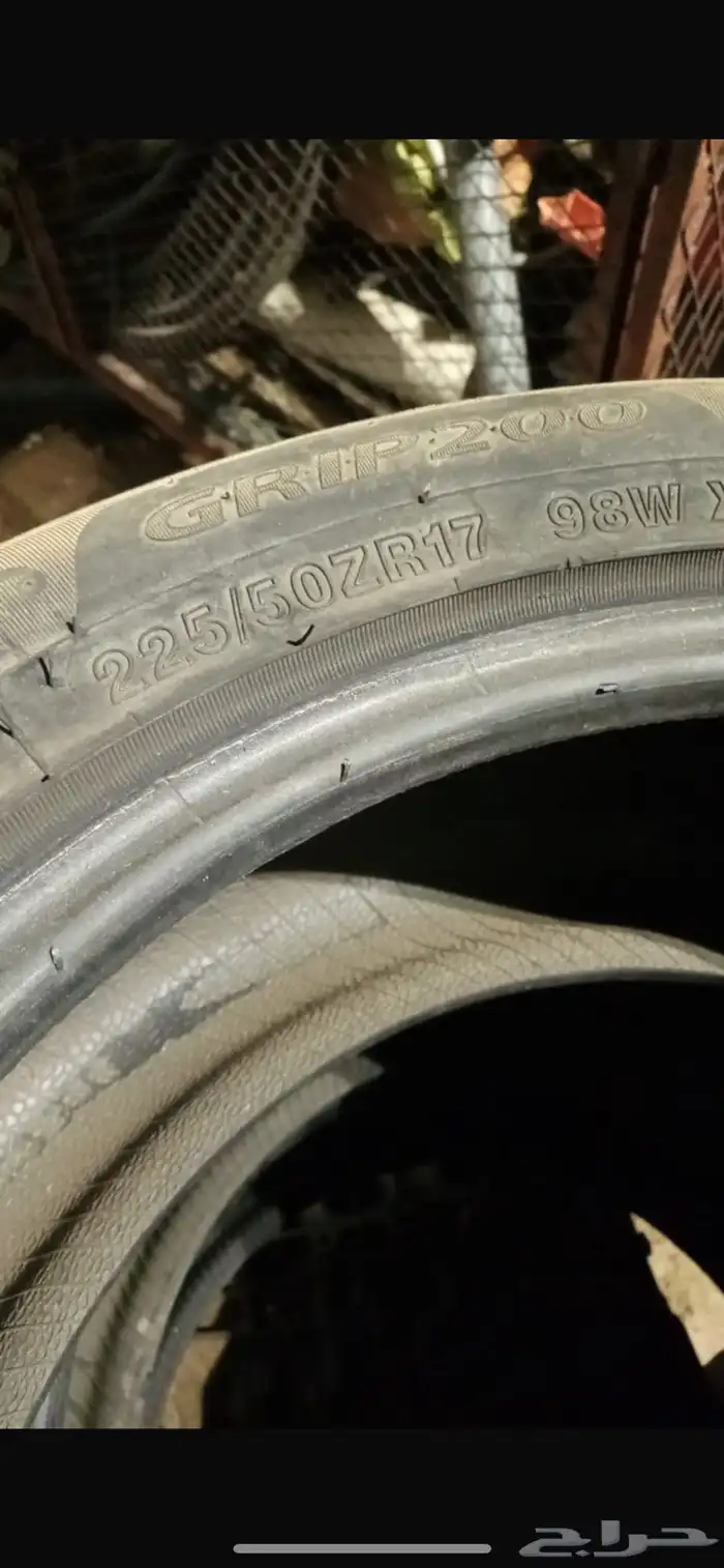 طقم كفرات مقاس 17 مستخدم نظيف 4
