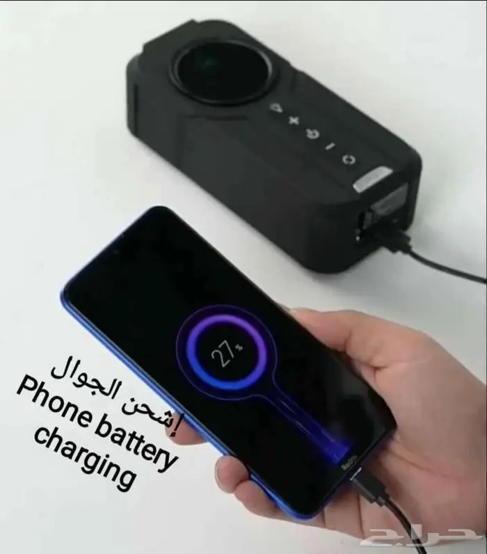 جهاز اشتراك للسيارة(اشتراك بطارية.نفخ هواء.شحن جوال.كشافة 6