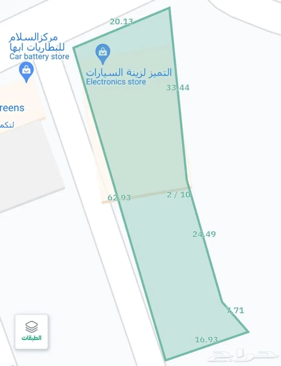 ارض تجارية في ابها للاستثمار طويل المدى 3