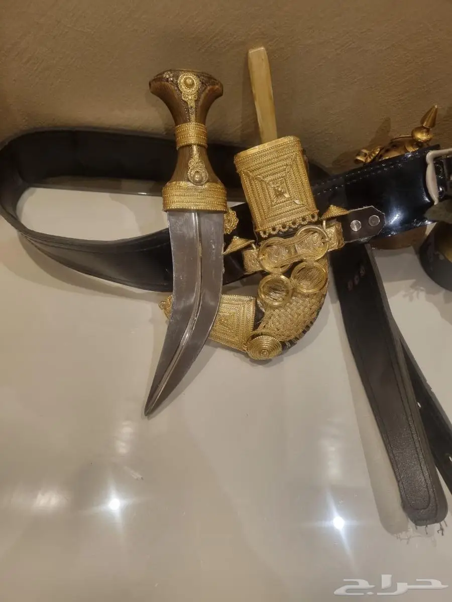 جنبيه فضه مطلي ذهب عيار 21 ملكيه 1