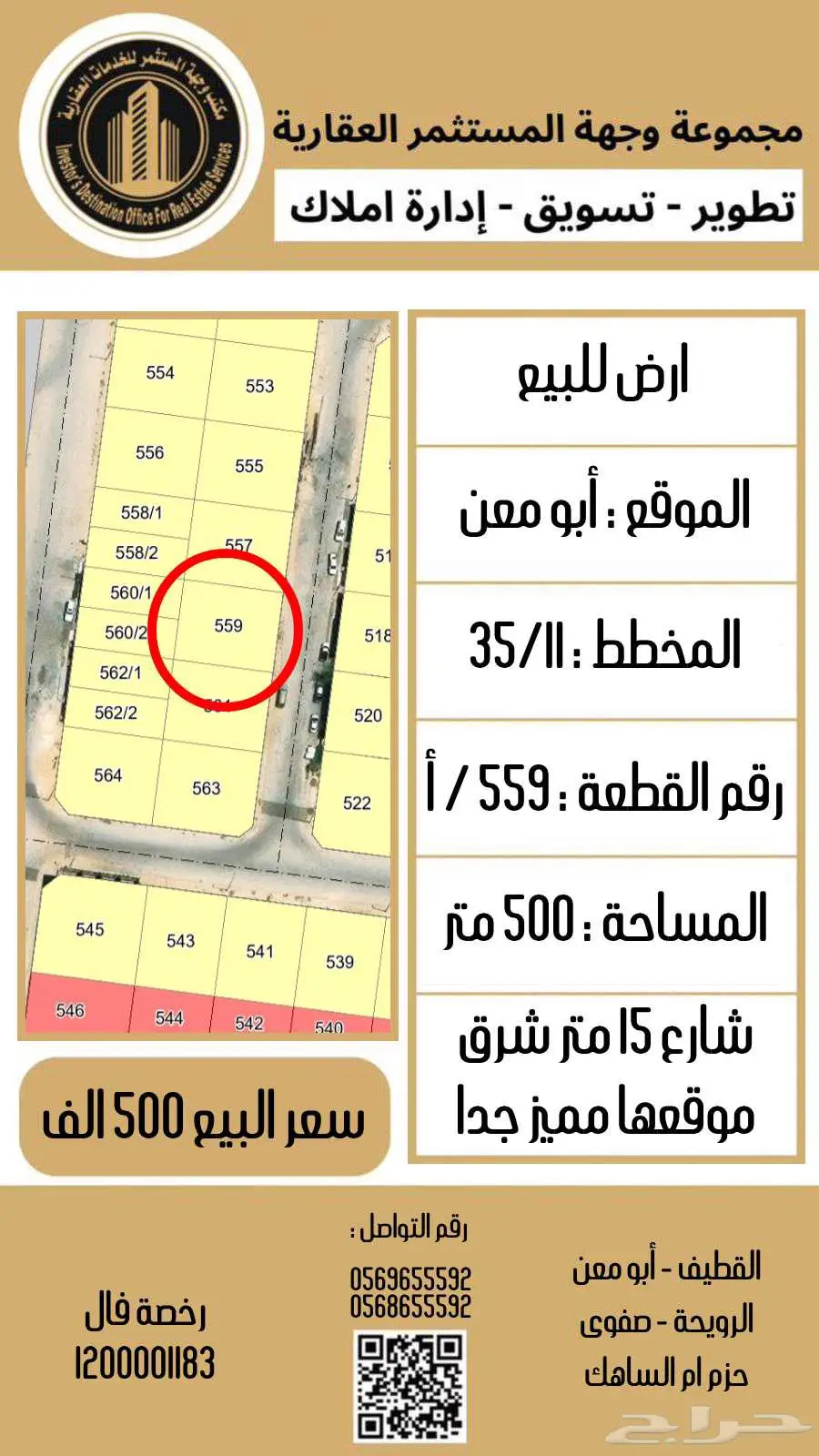 ارض ممتازة للبيع في ابو معن حرف أ 0