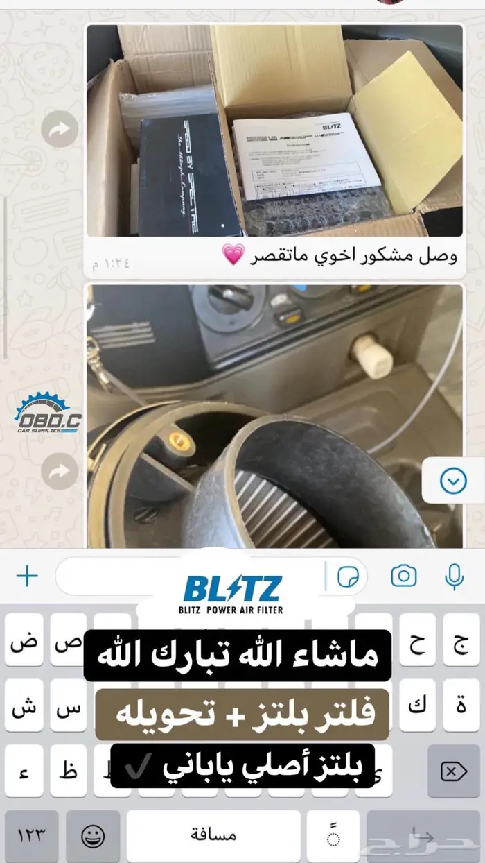 فلتر بلتز أصلي 6inch 2