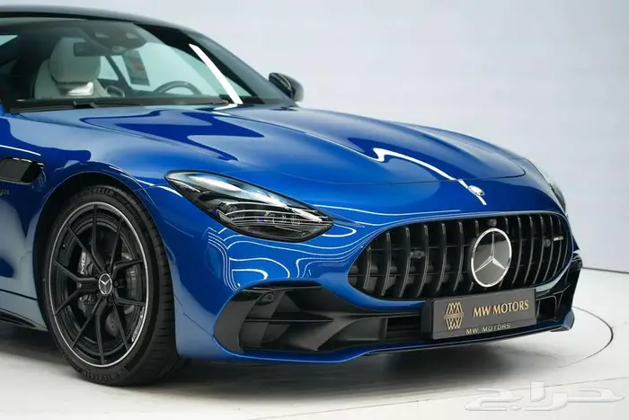 مرسيدس GT 43 AMG موديل 2025 أصفار خليجي أزرق أبيض كريستال 21
