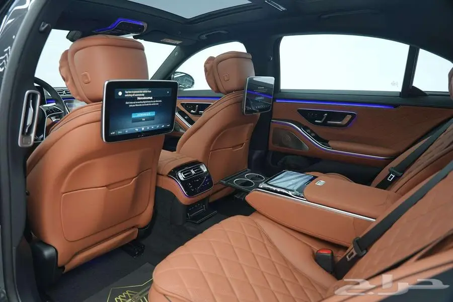 مرسيدس S 500 موديل 2025 أصفار خليجي رمادي غامق جملي 14