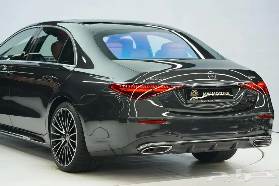 مرسيدس S 500 موديل 2025 أصفار خليجي رمادي غامق جملي 5
