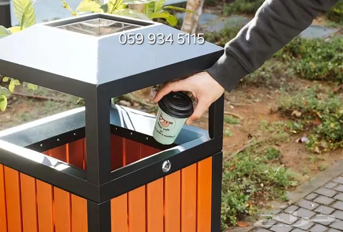 صناديق القمامة النفايات الحدائق تصاميم جديدة توريد فوري 0