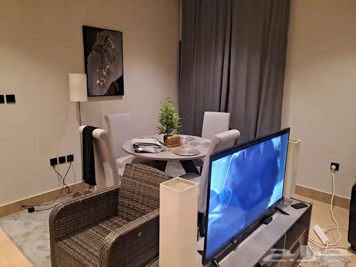 شقة مؤثثة فاخرة في كمباوند راقي بحي السيف الدمام 4