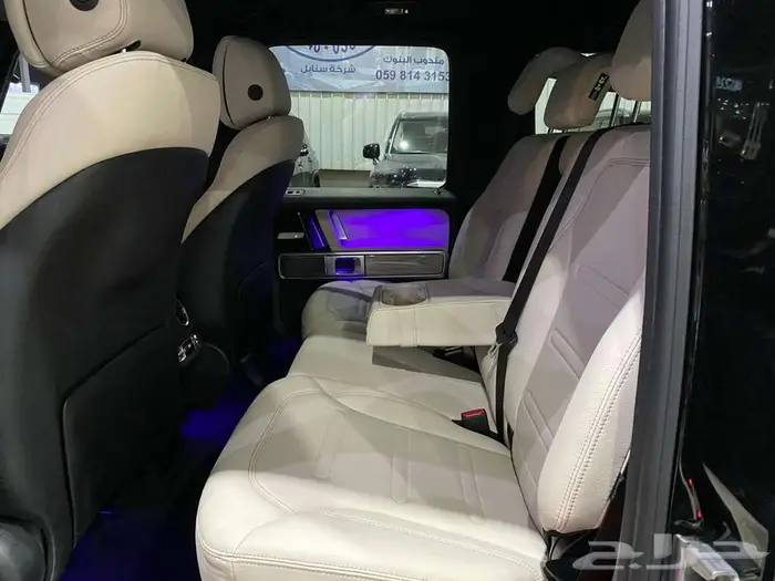 مرسيدس G500 موديل 2022 اسود ماشيه 46000كم 25
