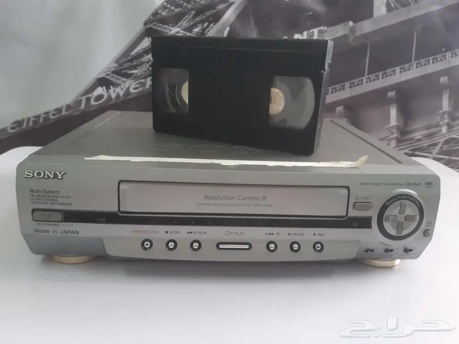 للبيع جهاز الفيديو يشغل الاشرطه الكبيره VHS 0