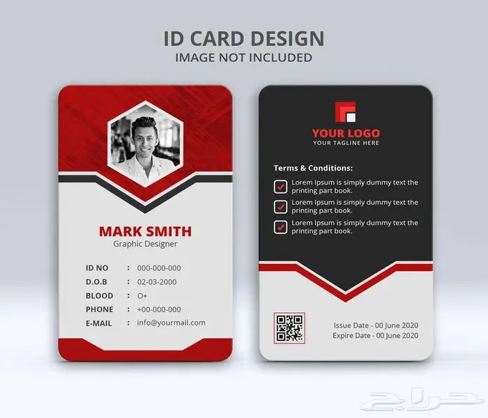 تصميم بطاقات عمل ID فوتوشوب 0