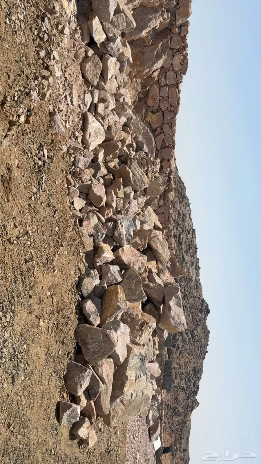 حجر بناء السدود مع الدفينه للبيع 3
