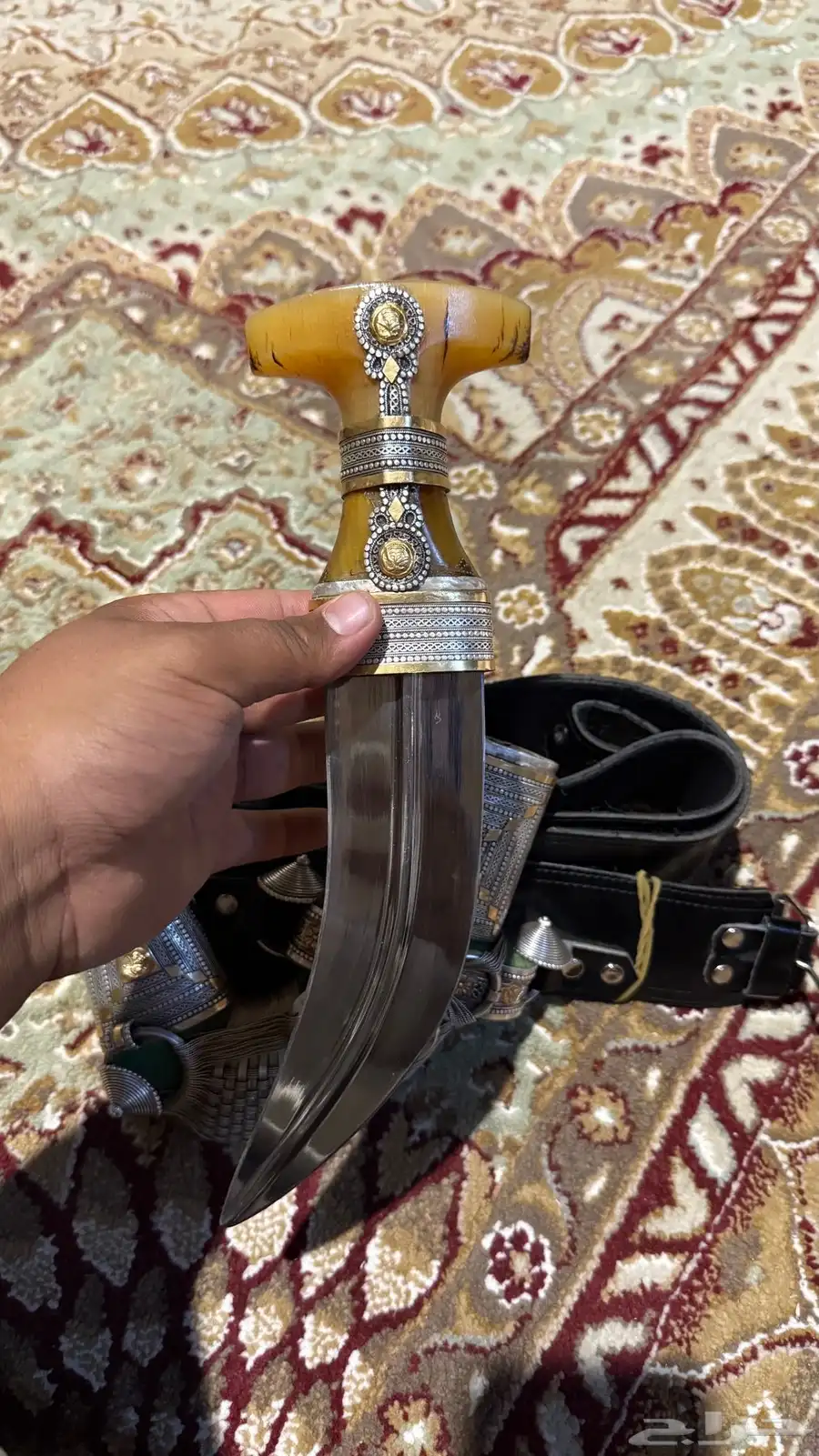 خنجر زراف صب ذهب 4