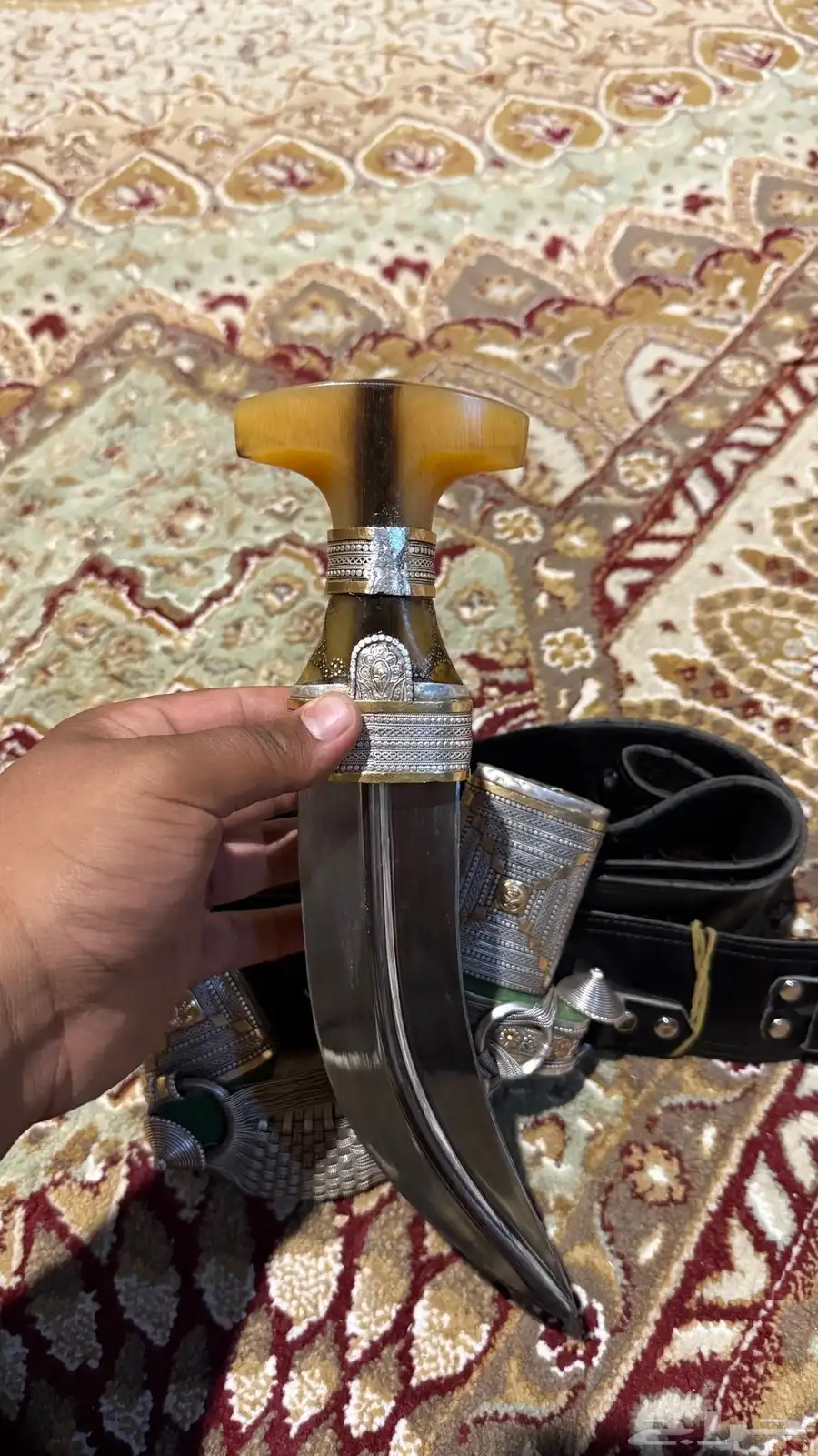 خنجر زراف صب ذهب 2