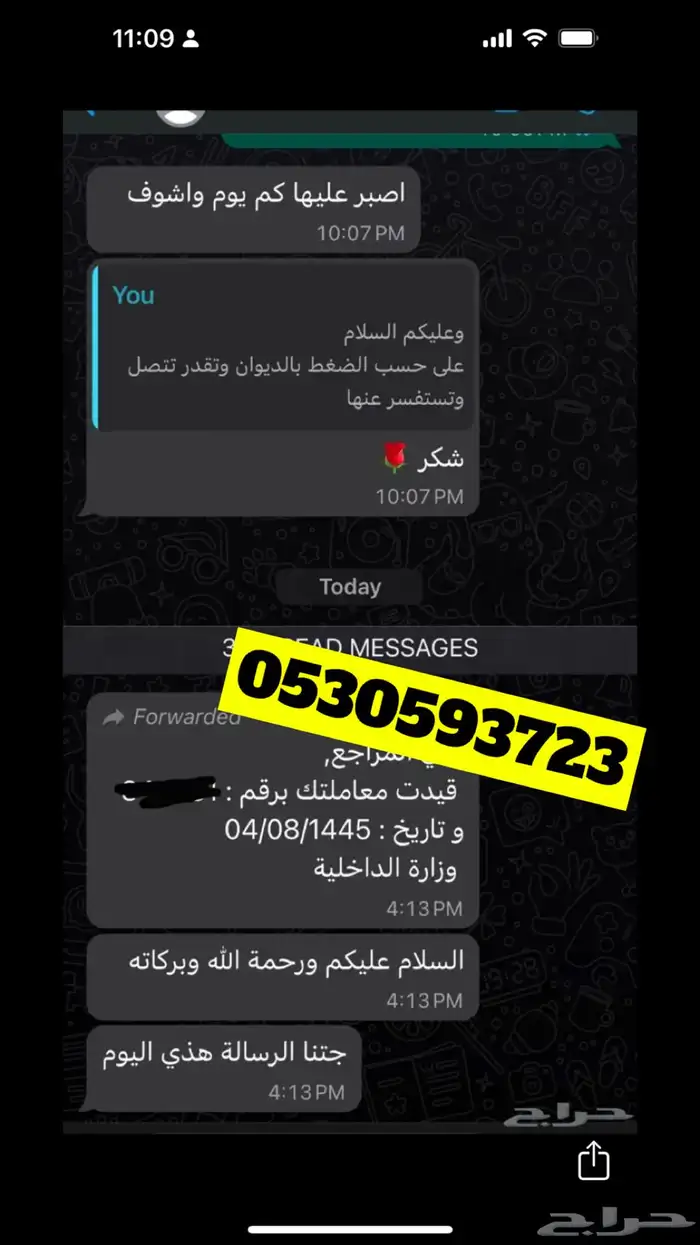 كتابة معاريض وبرقيات للديوان الملكي والجهات وارسالها 23