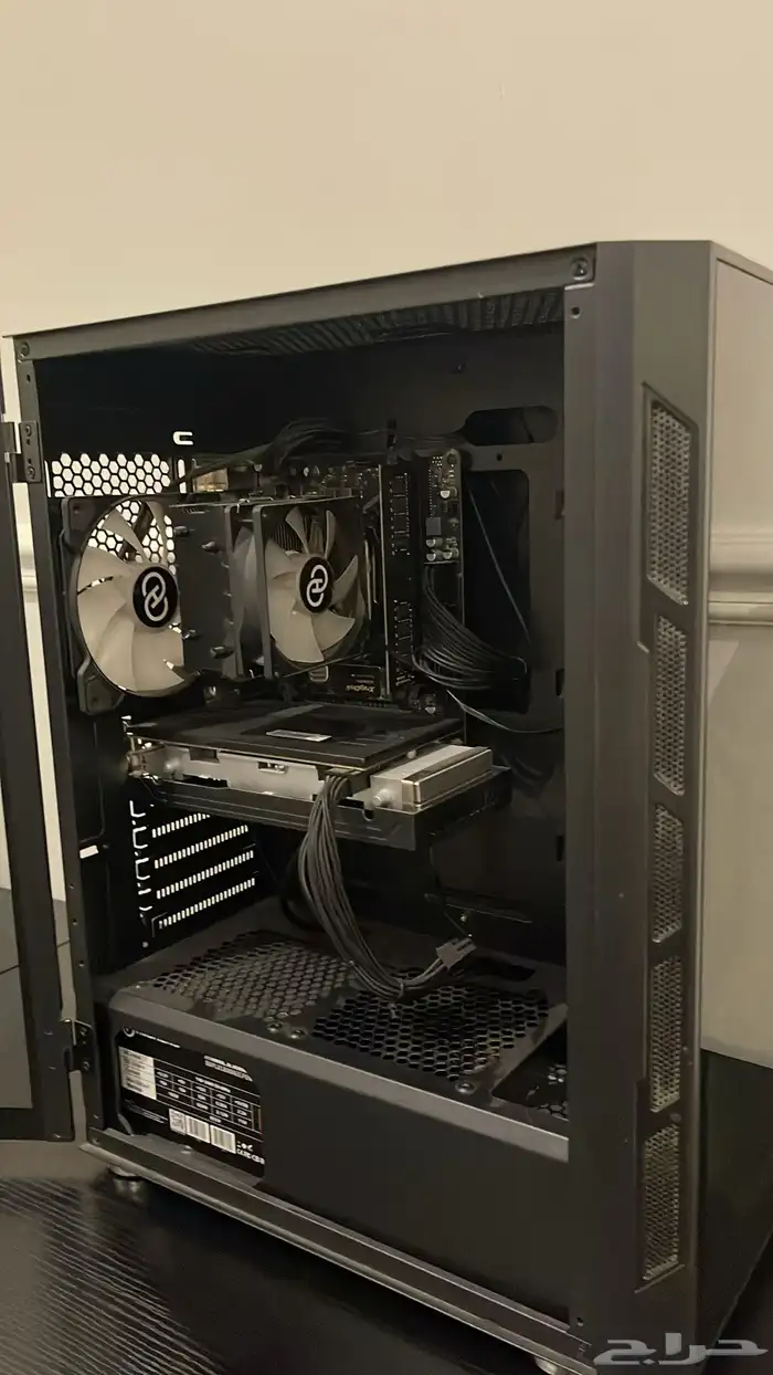 PC للبيع بكرت Rx580 0