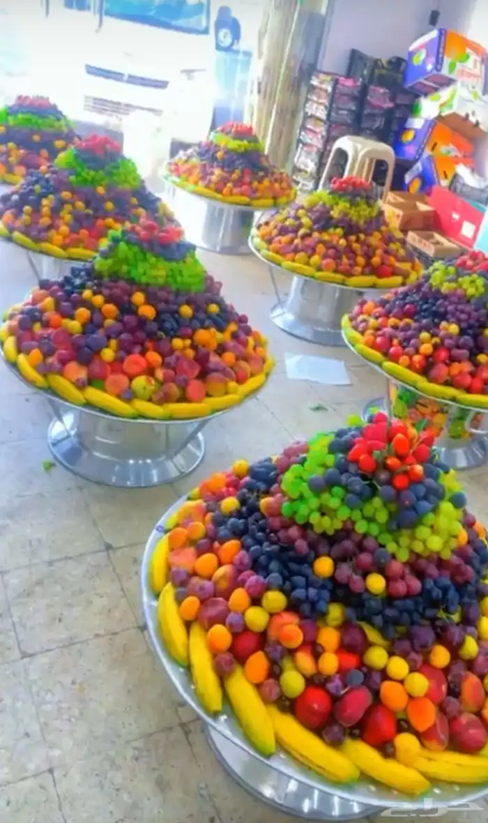 تجهيز صحون فواكه 3