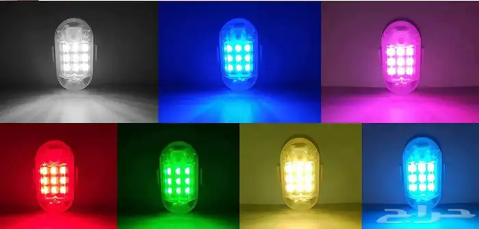ضوء سهاري ستروب LED لاسلكي تحكم ريموت عالي السطوع 1
