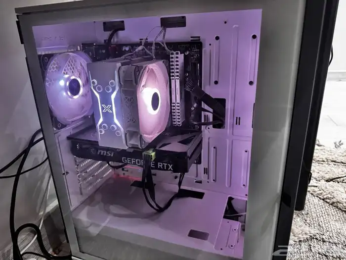 بيسي قيمنق ابيض مواصفات البي سي كرت3060 RTX معالج i512400 3