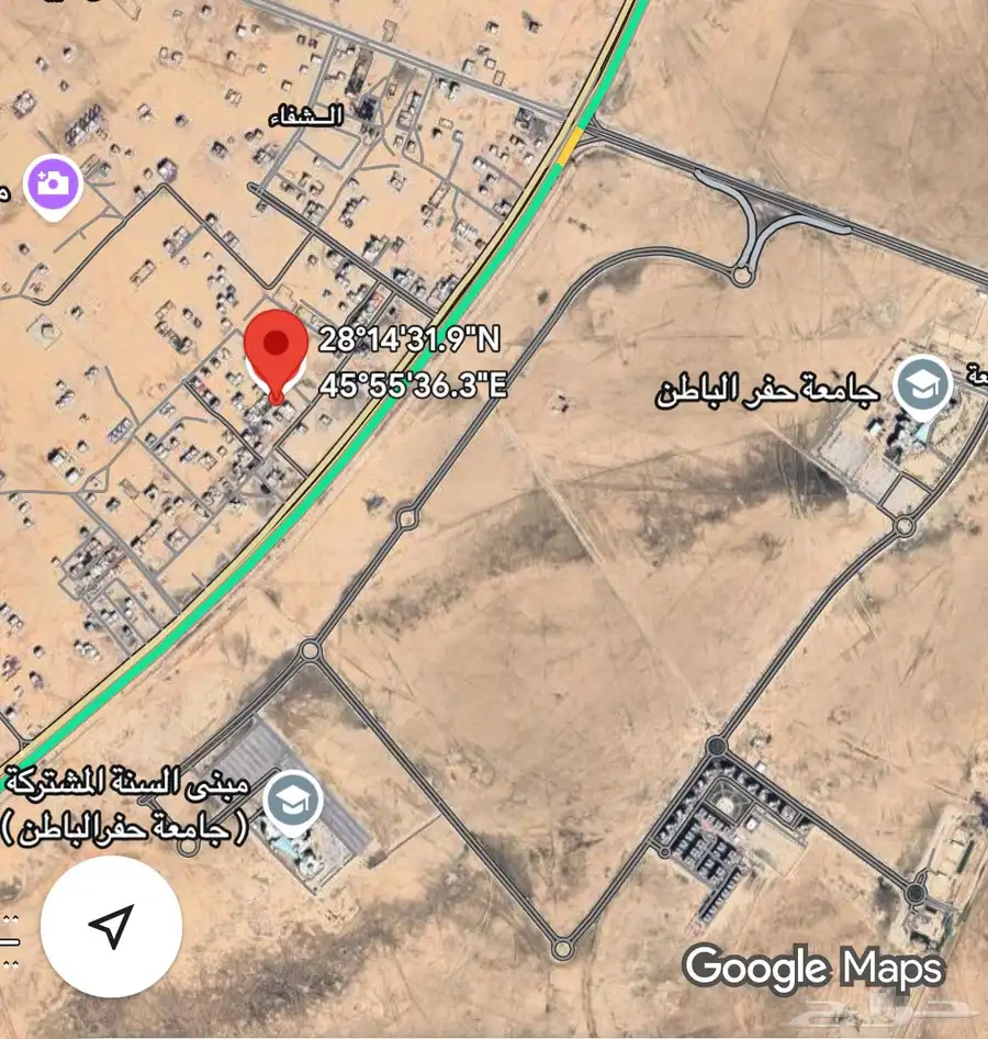 للبيع ارض سكنية في حي الشفا بحفر الباطن 0