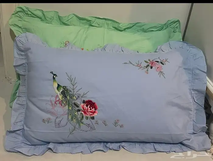 تلبيسات مخدات الطاووس وصباح الخير 5