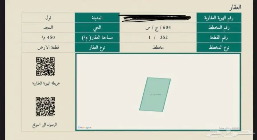 ارض سكنية حي المجد جدة 0