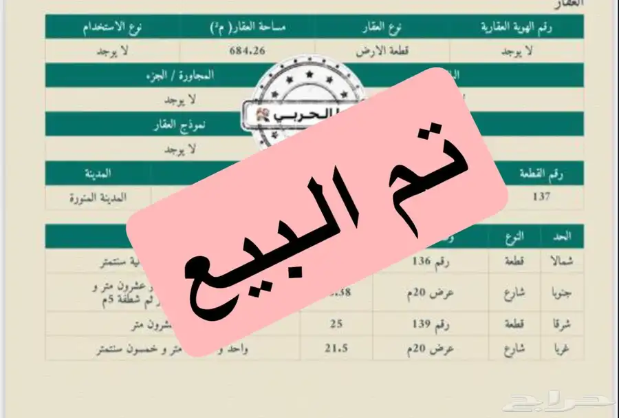 للبيع ارض سكنية في المحاميد قابله للفرز موقع وسعر ممتاز 0