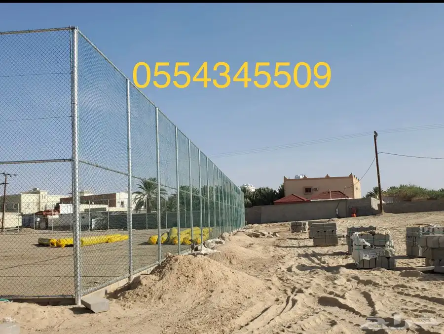 شبك معدني للملاعب الرياضيه والحدائق 19