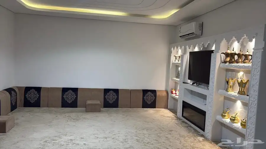 للايجار دور ارضي مؤثث 11