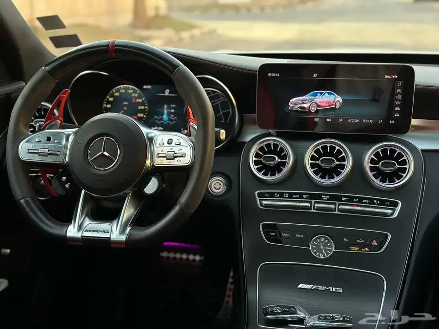 مرسيدس c63s AMG 2020 جفالي نظيف جدا 50