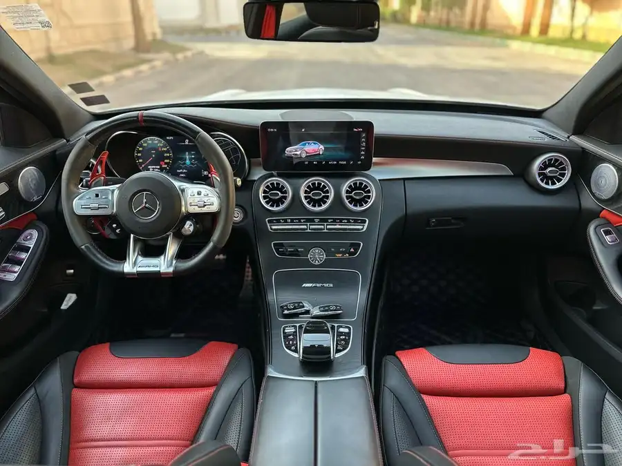 مرسيدس c63s AMG 2020 جفالي نظيف جدا 48