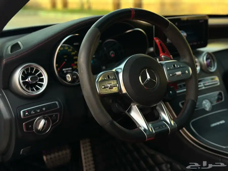 مرسيدس c63s AMG 2020 جفالي نظيف جدا 35